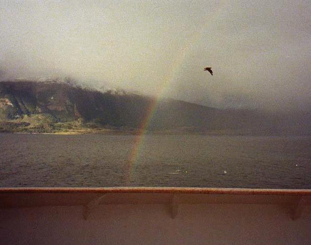  Rainbow near Ushuaia, Argentina 