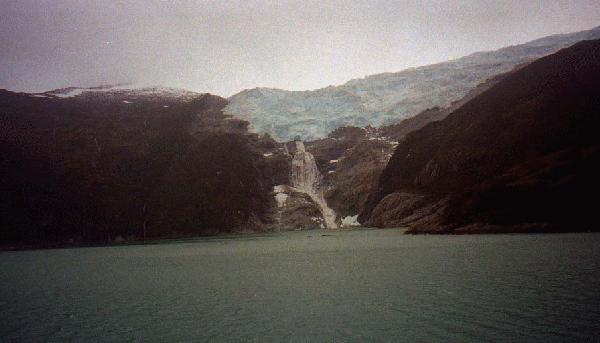  Glacier with Waterfall 