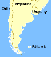  Map of the Patagonian region of South America 