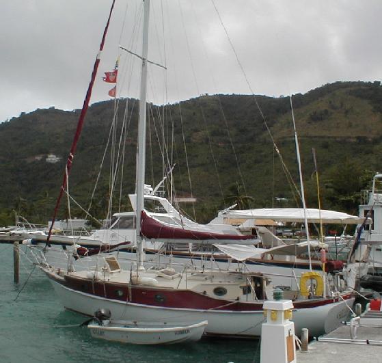 The Glory of Christiansted at the marina at Road Town.