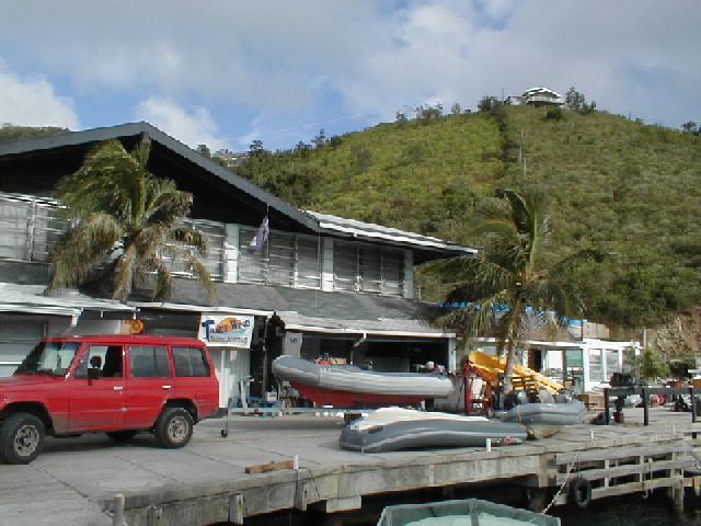 The marina at Road Town.