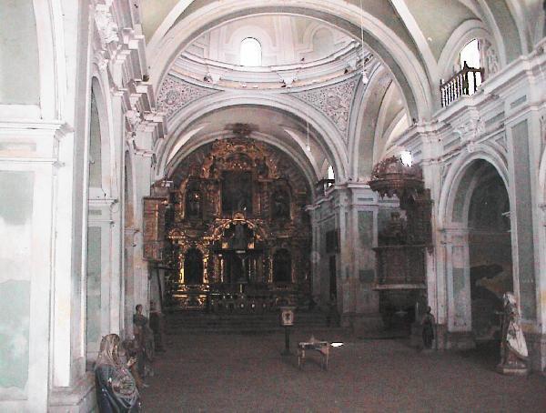 Interior of old church 